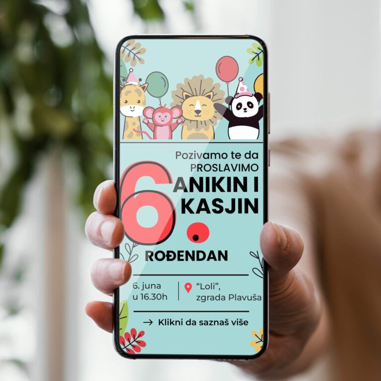 Pozivnica za rođendan i krštenje 4