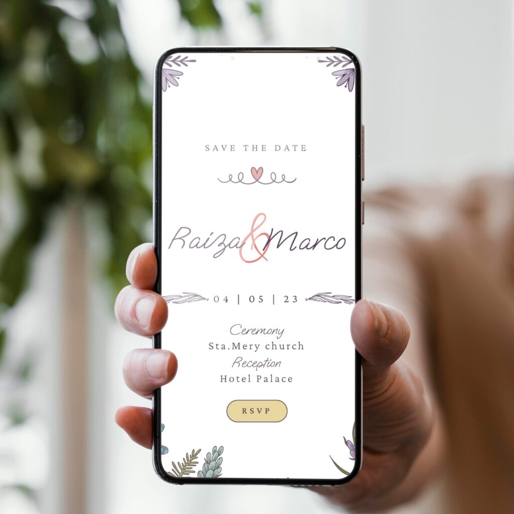 Pozivnica za svadbu i godišnjicu 24