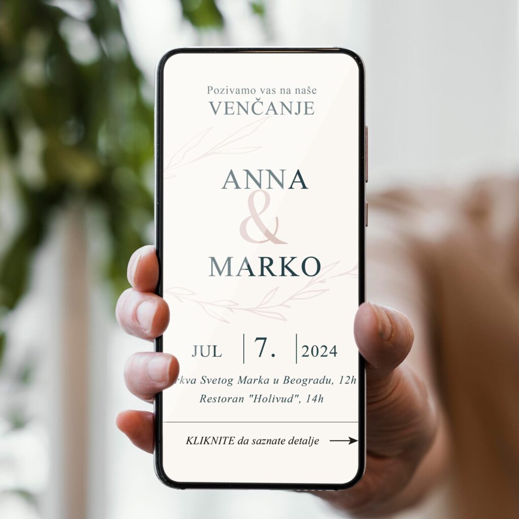 Pozivnica za svadbu i godišnjicu 30