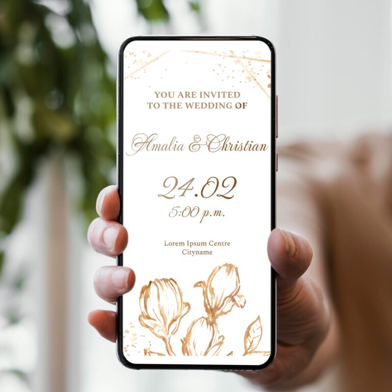 Pozivnica za svadbu i godišnjicu 45