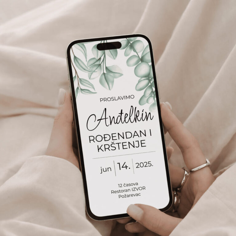 Pozivnica za KRŠTENJE 5